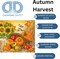 Autumn Harvest Diamond Painting Kit for Adults, Relaxing Craft with Dotz Gems, 16x22 in.